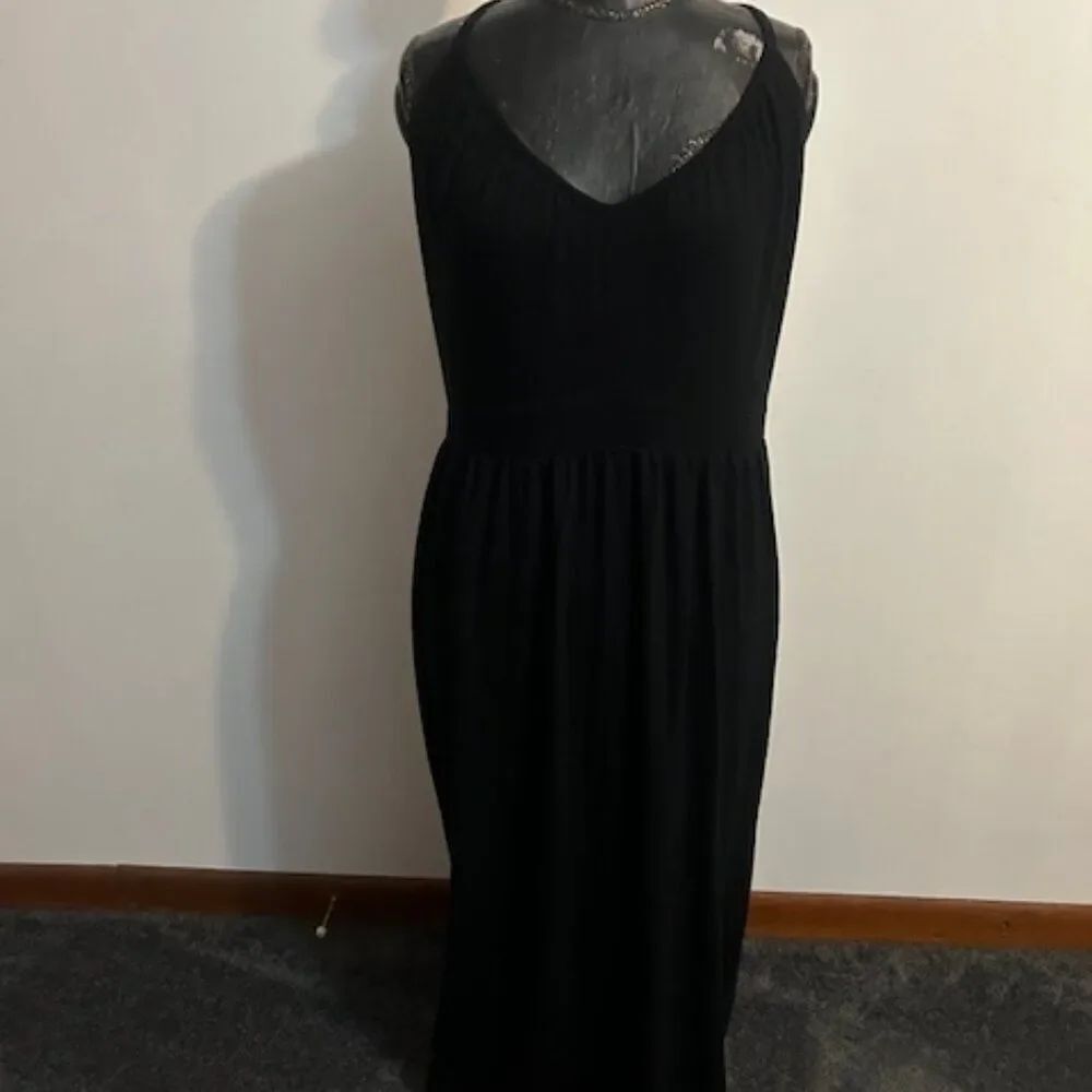 Old Navy Black V-neck tank smock sundress, size 2X